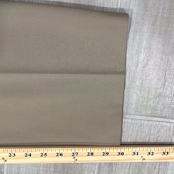 Aritzia Babaton Agency High-Rise Wool Twill Trousers Pants in Taupe Beige Sz 12S - Picture 14 of 16